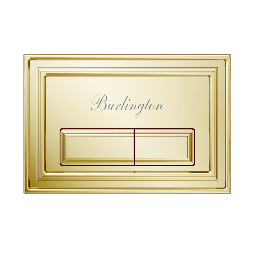 Burlington Traditional Gold Flush Plate